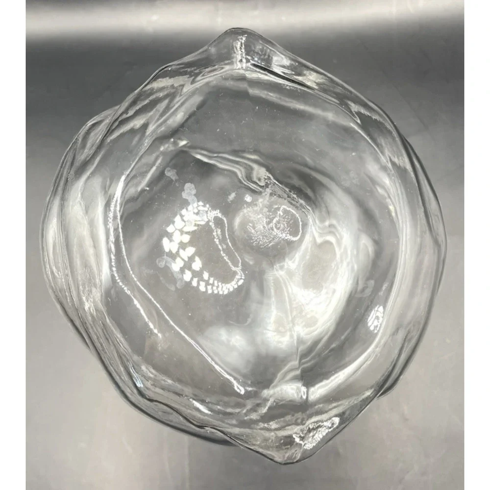 Dainty Realistic Unzipped Glass Sack Bag/Bowl/Jar